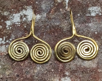 Boucles d'oreilles spirale