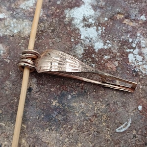BRONZE-Nauheim Celtic bow fibula. 2.48&quot;