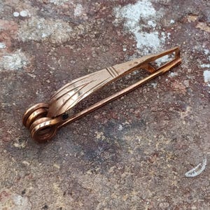 BRONZE-Nauheim Celtic bow fibula. 2.67&quot;