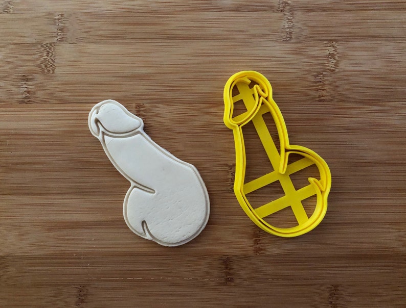 Breasts ADULT themed cookie cutters: Penis Vagina.