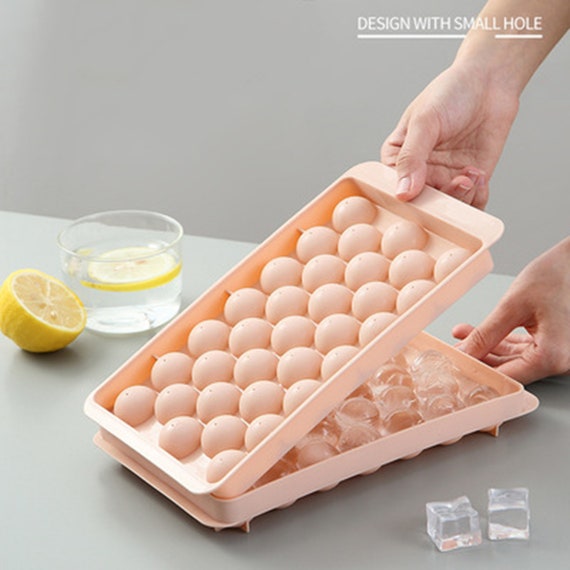 Ice Tray Mould With Lid, Geometric Shape Ice Cube Mold, Ice for