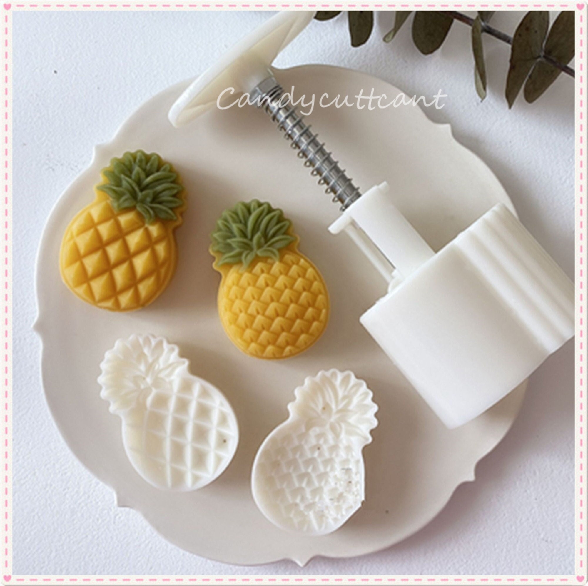 5Pcs Fruit Snack Molds Silicone - Fruit Shaped Silicone Mold Fruit Molds  Pineapple Slice Silicone Mold 3D Strawberry Silicone Mold for Orange