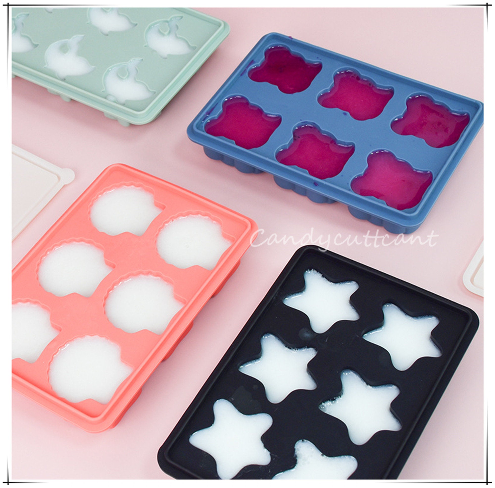 Ice Cube Maker 3D Mold Magic Cube. Bar Party Silicone Trays Fun