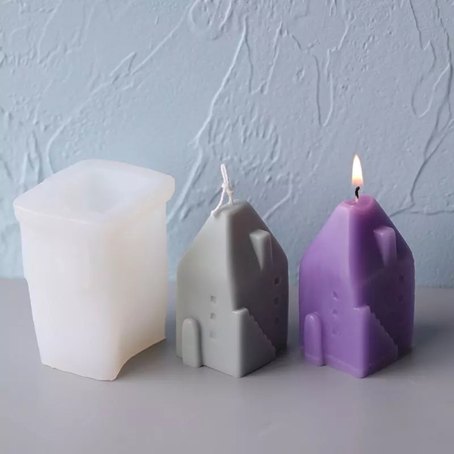 Small House Candle Mold Creative Scented Candles DIY Sugar Etsy