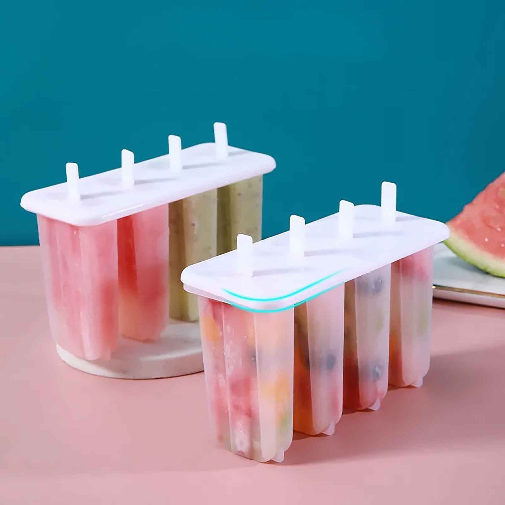 Mystery&Melody Ours Mignon Popsicle Moule En Silicone Glace Moule Ice Lolly Moules Ice Maker pour les Enfants 