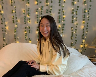 yellow benji hoodie