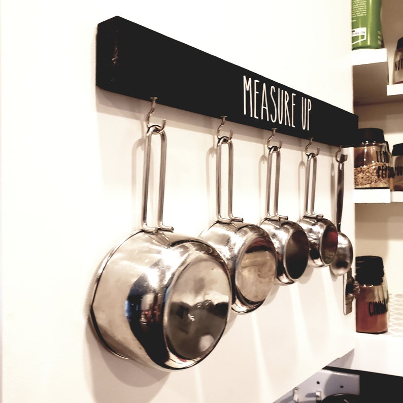 Measuring Cups and Spoon Holder Organizer Hanger Kitchen Etsy