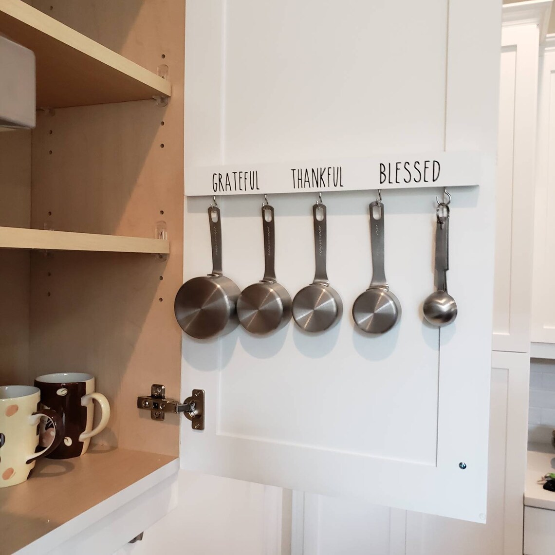 Measuring Cup and Spoon Holder Organizer Set /kitchen Etsy