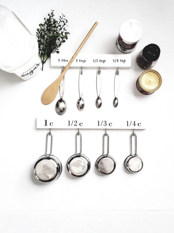 Measuring Cup and Spoon Holder, Organizer, Kitchen Storage, Hanger