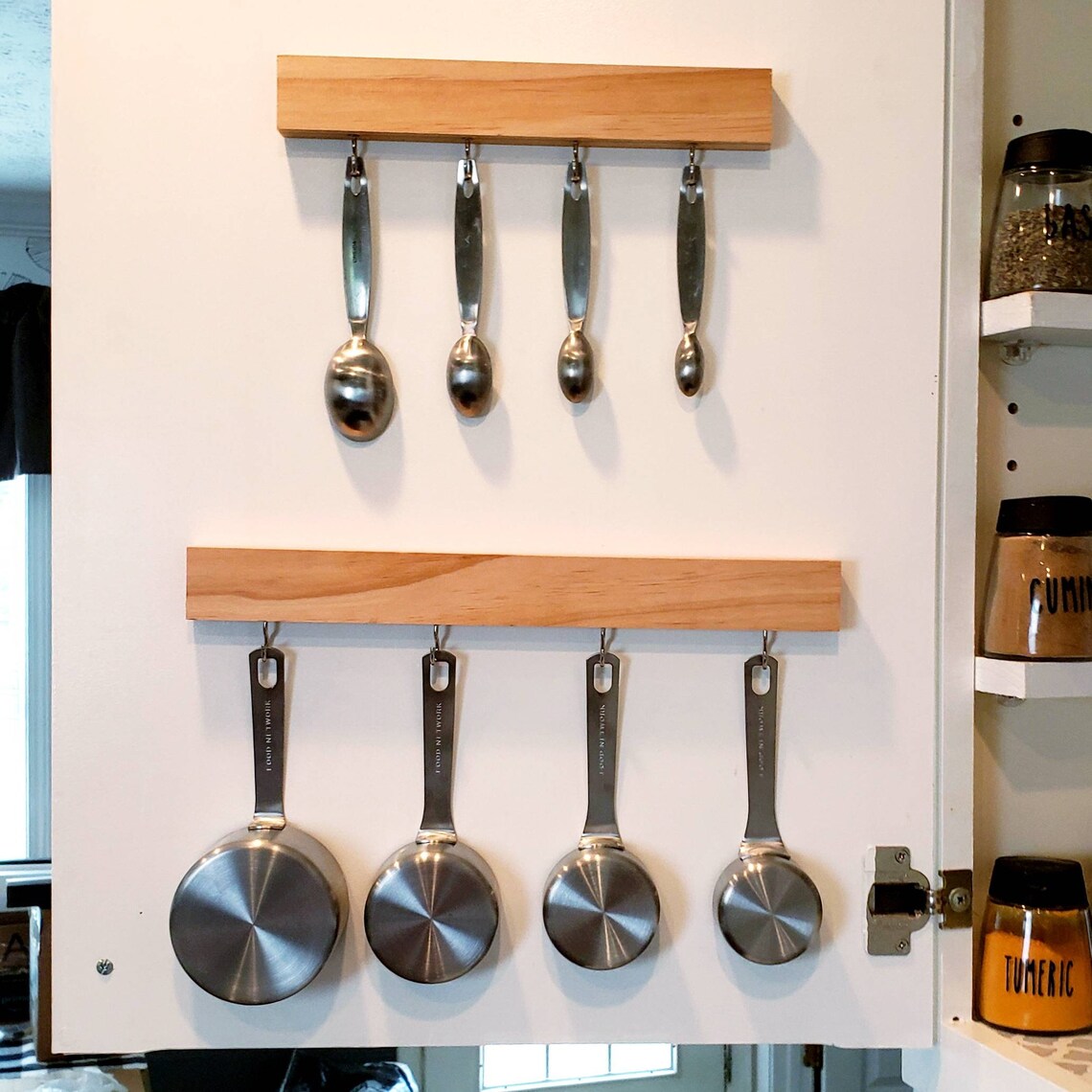 Measuring Cup and Spoon Holder Set Organizer Hanger Kitchen Etsy