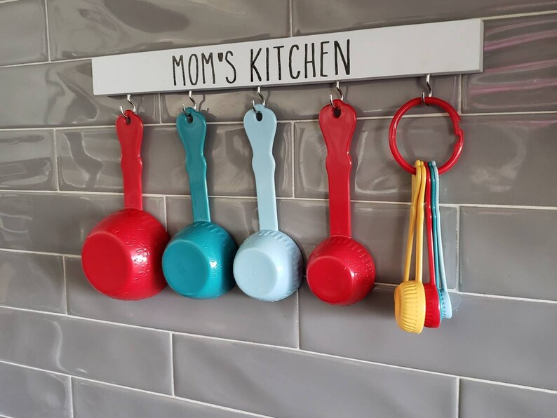 Kitchen Organizer Measuring Cup and Spoon Holder Etsy