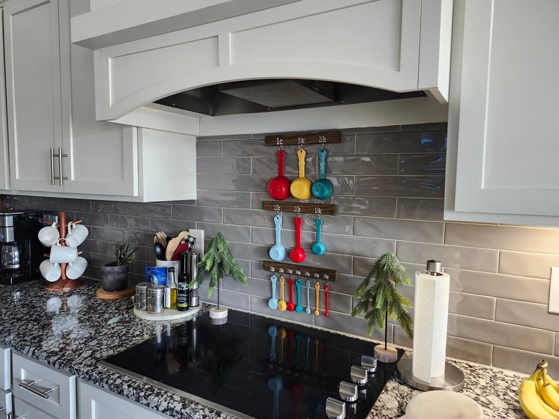 Unique Kitchen Storage, Measuring Cups & Spoons Holder - Thumbnail 4