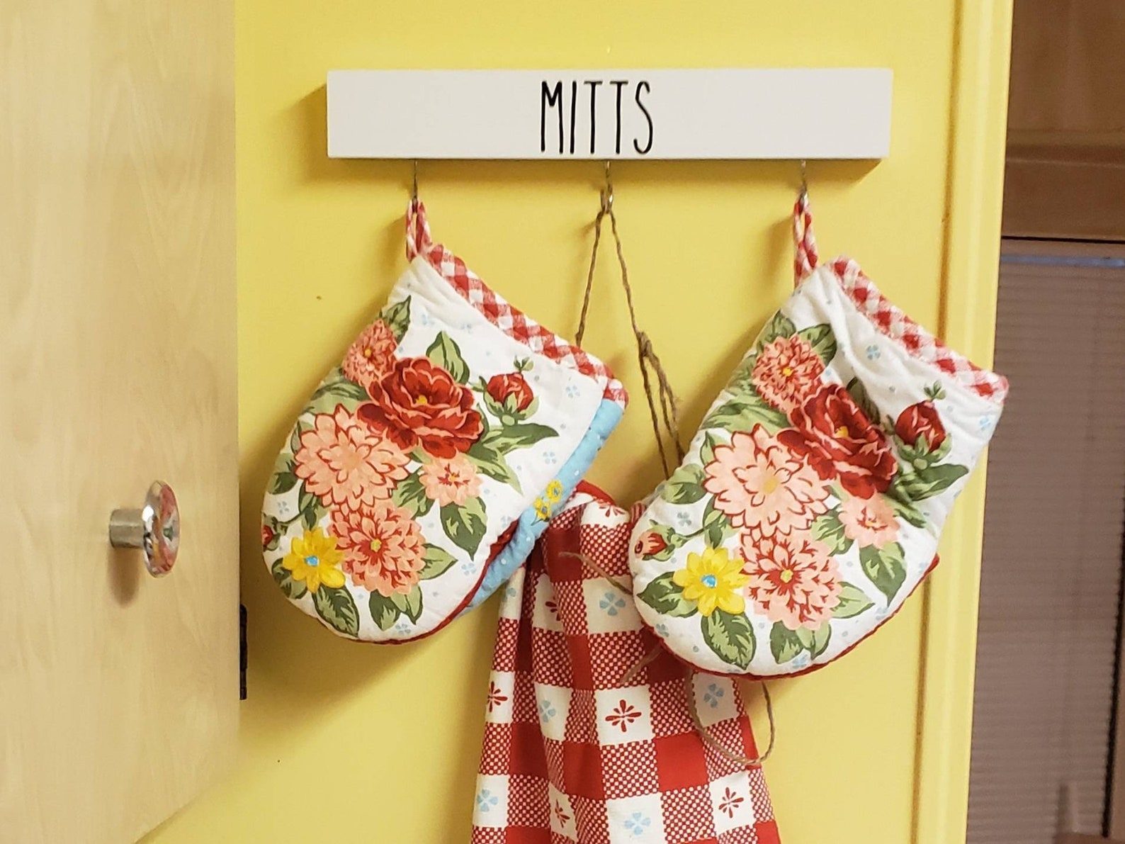 Mothers Day Oven Mitt Holder Pot Holder Hanger Kitchen Etsy