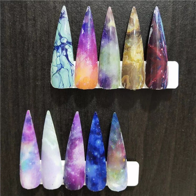 Beautiful Transfer Foil for Nail Art Marble Foil Etsy