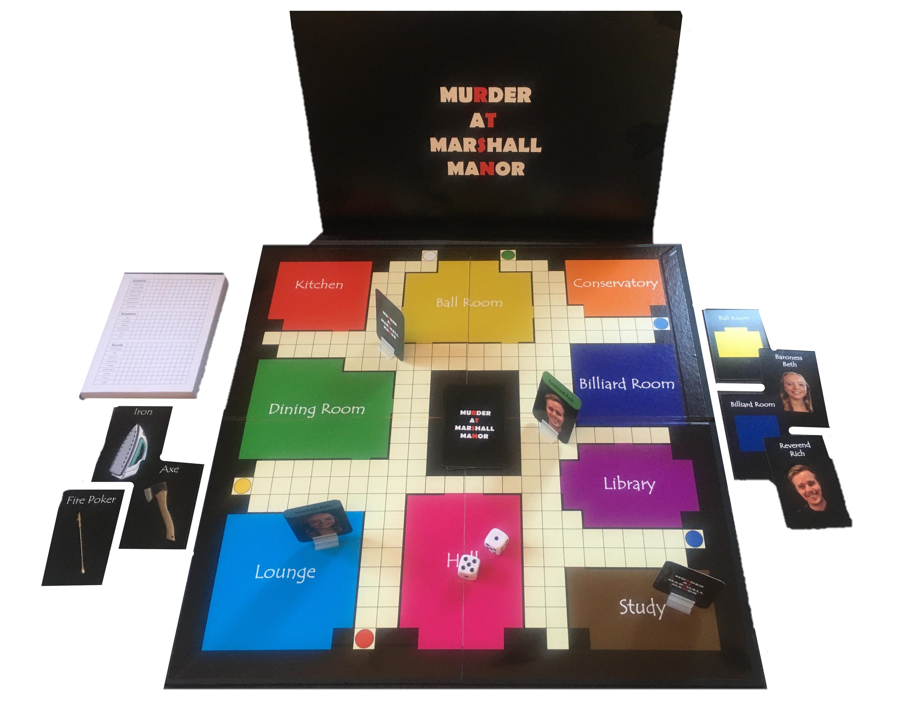Create Your Own Custom Cluedo Game - Etsy New Zealand