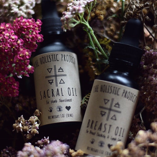 Herbal Breast & Lymphatic Massage Oil Etsy