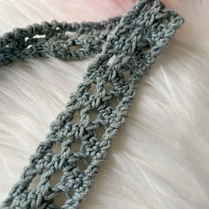 Crochet Pattern ~ V-stitch Lace Headband ~ Cotton Headband Summer Headband Crochet Headband Women ~ PDF Crochet Pattern