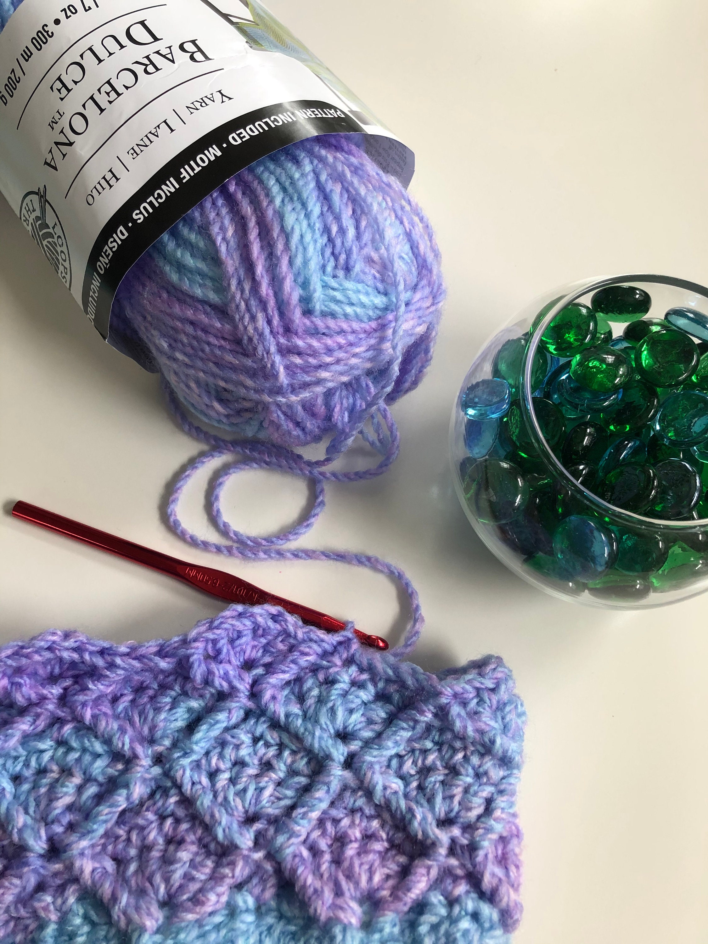 Crochet Pattern ~ Mermaid Scales Cowl and Headband Set ~ Women's Winter ...