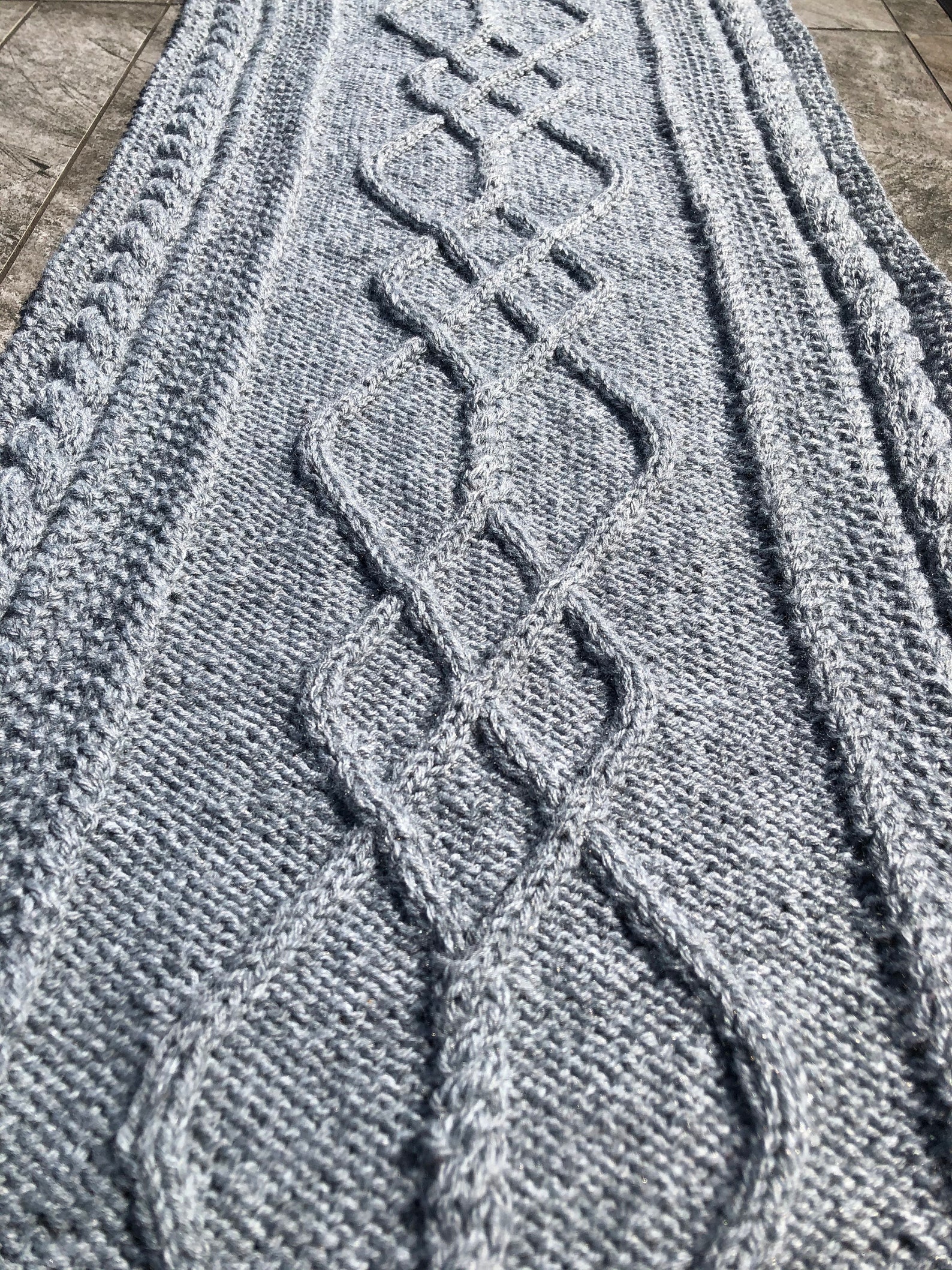 Knit Pattern Roots Wrap Cable Knit Wrap Shawl Aran Knitting Cozy Knit