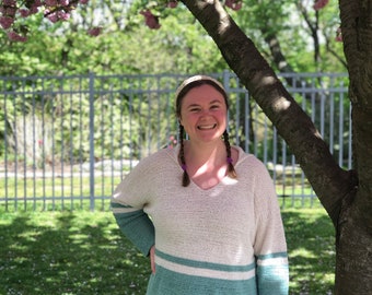Crochet Pattern ~ Gone for a Dip Hoodie ~ Crochet Hoodie Beachy Hooded Pullover Oversized Sweater Pattern ~ PDF Crochet Pattern