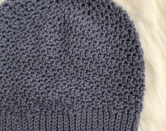 Crochet Pattern ~ Blueberry Bush Beanie ~ Men's Women's Kid's Beanie Hat Winter Wear Easy Quick Beginner Pattern ~ PDF Crochet Pattern