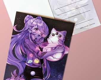 Postcard Tokiko & Helmut - Kawaii Postcard