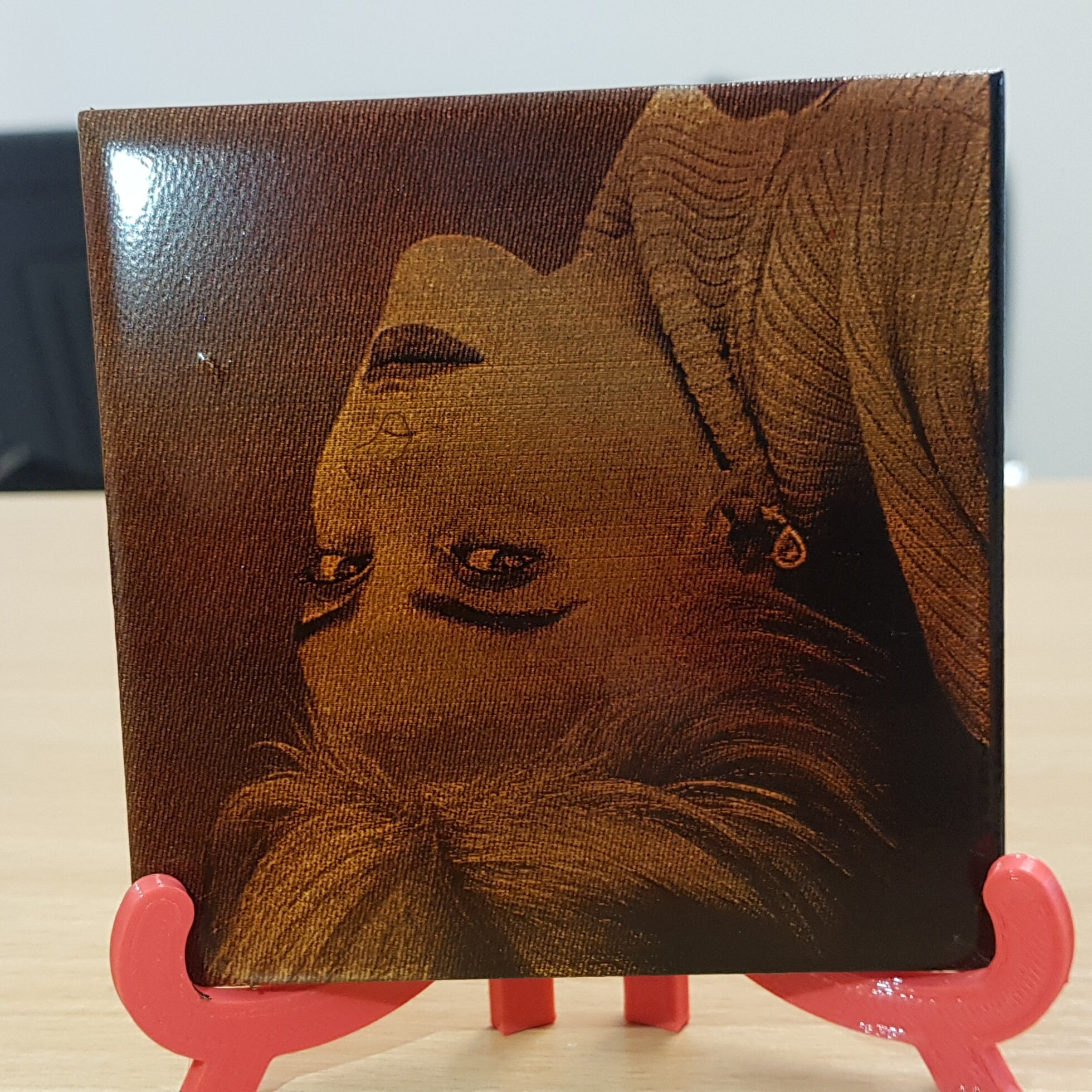 Personalised Tile Photo Print Etsy