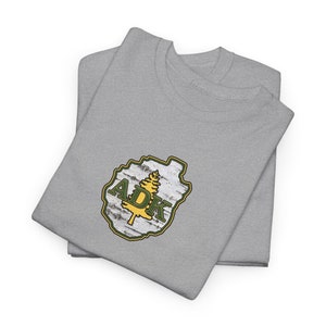ADK - Adirondack Birch Bark background Unisex Heavy Cotton Tee