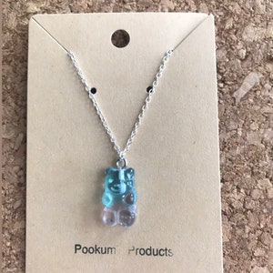 Gummy Bear Necklace, Handmade Necklace, Charm Necklace, Necklace, Jewelry, Handmade Jewelry, Gummy Bear