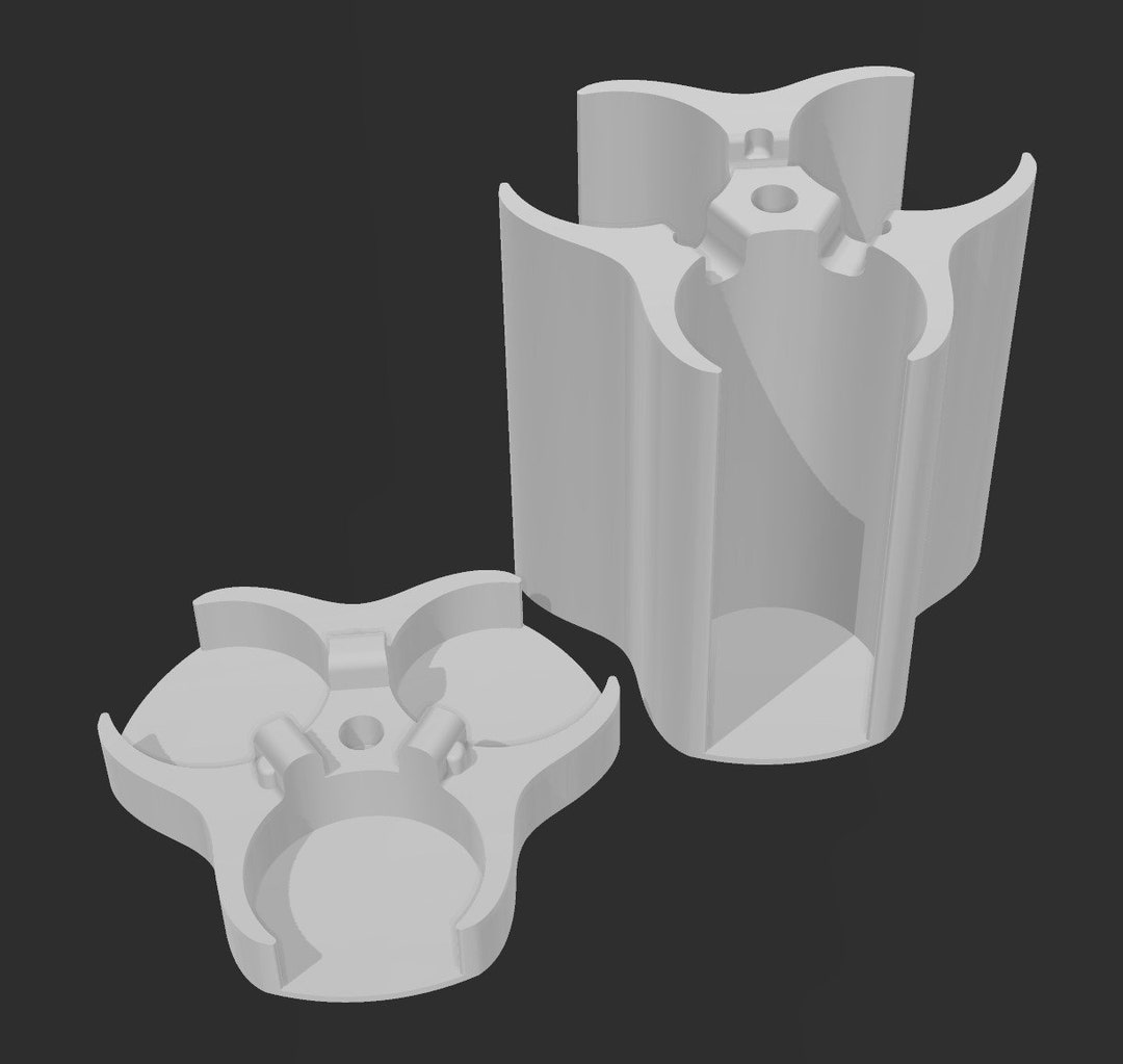 D20 Round Dice Box Tower 3D Print Digital Download Instant