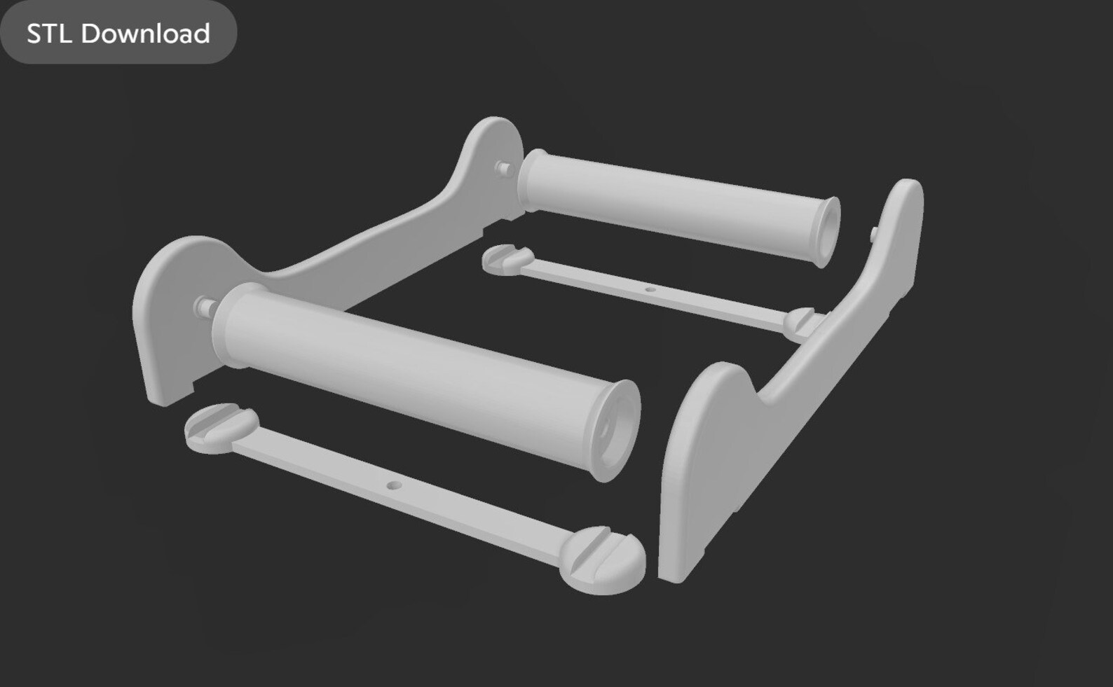 Filament Spool Holder up to 2.5kg Rolls 3D Design STL Etsy