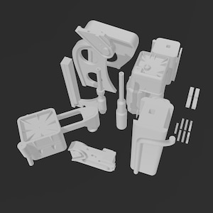 Weapon Set Laser Rifle AER9 3D Print Digital Download Instant Download STL File Cosplay Fallout Series Movies Pop Culture Merch DIY Game image 3
