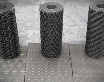 Foam texture roller cyberpunk 3D printing | texture roller pattern terrain texture rollers sci fi DIY project cosplay design sci-fi