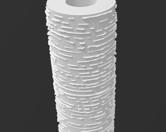 Structure Roll Weak Wood Grain 3D Print Digital Download | Instant Download STL File | Cosplay Pattern Foam Clay Paint Plaster DIY