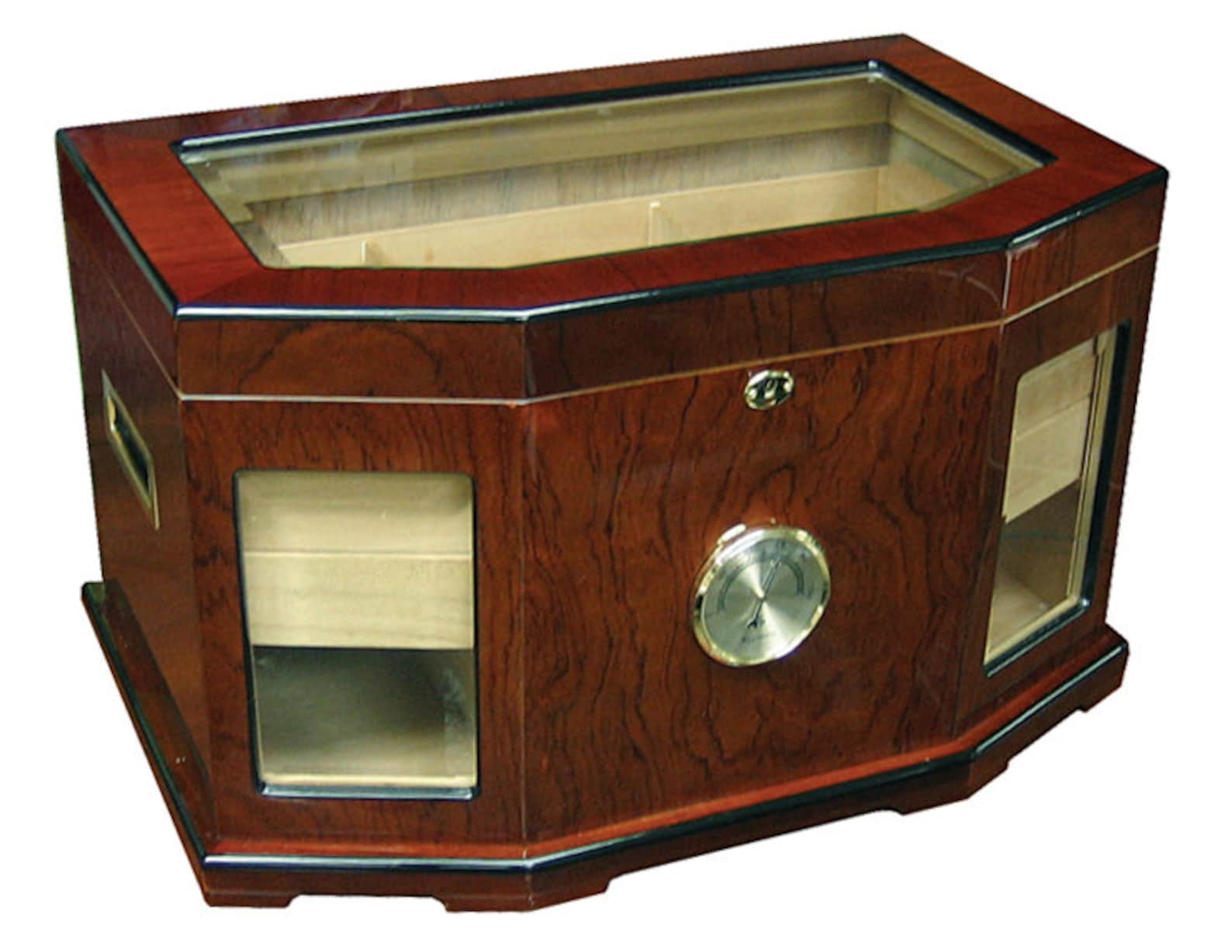 Cigar Humidor Mahogany Finish Vintage Style Cigar Humidor Etsy