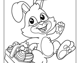 Easter Coloring Pages | Happy Easter Printable PDF Coloring Pages For Kids | Easter Gift ideas
