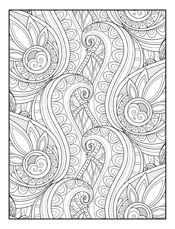 Stunning Patterns Adult Coloring Book Stress Relieving 30 - Etsy UK