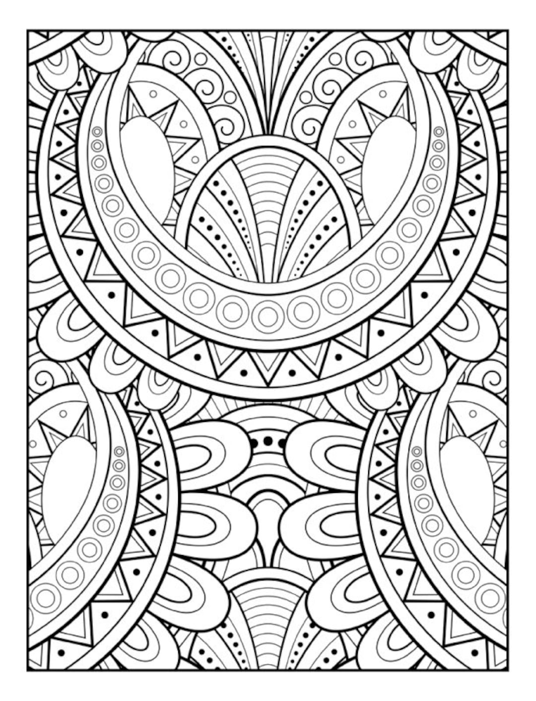 Stunning Patterns Adult Coloring Book Stress Relieving 30 Mandala Style