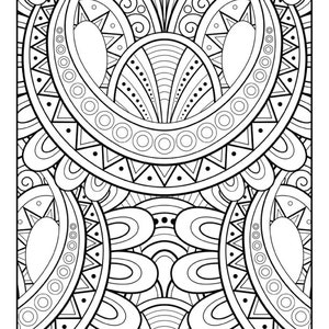 Stunning Patterns Adult Coloring Book | Stress Relieving 30 Mandala Style Patterns | Mandala Coloring Pages