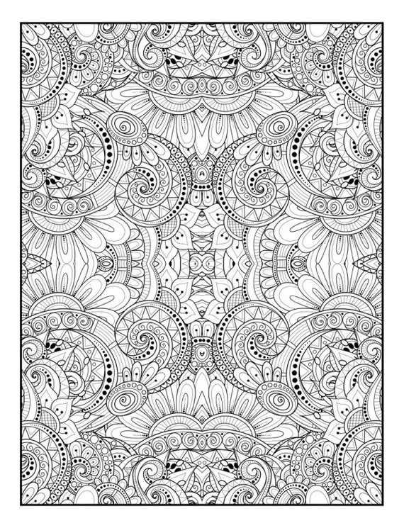 Stunning Patterns Adult Coloring Book Stress Relieving 30 Mandala