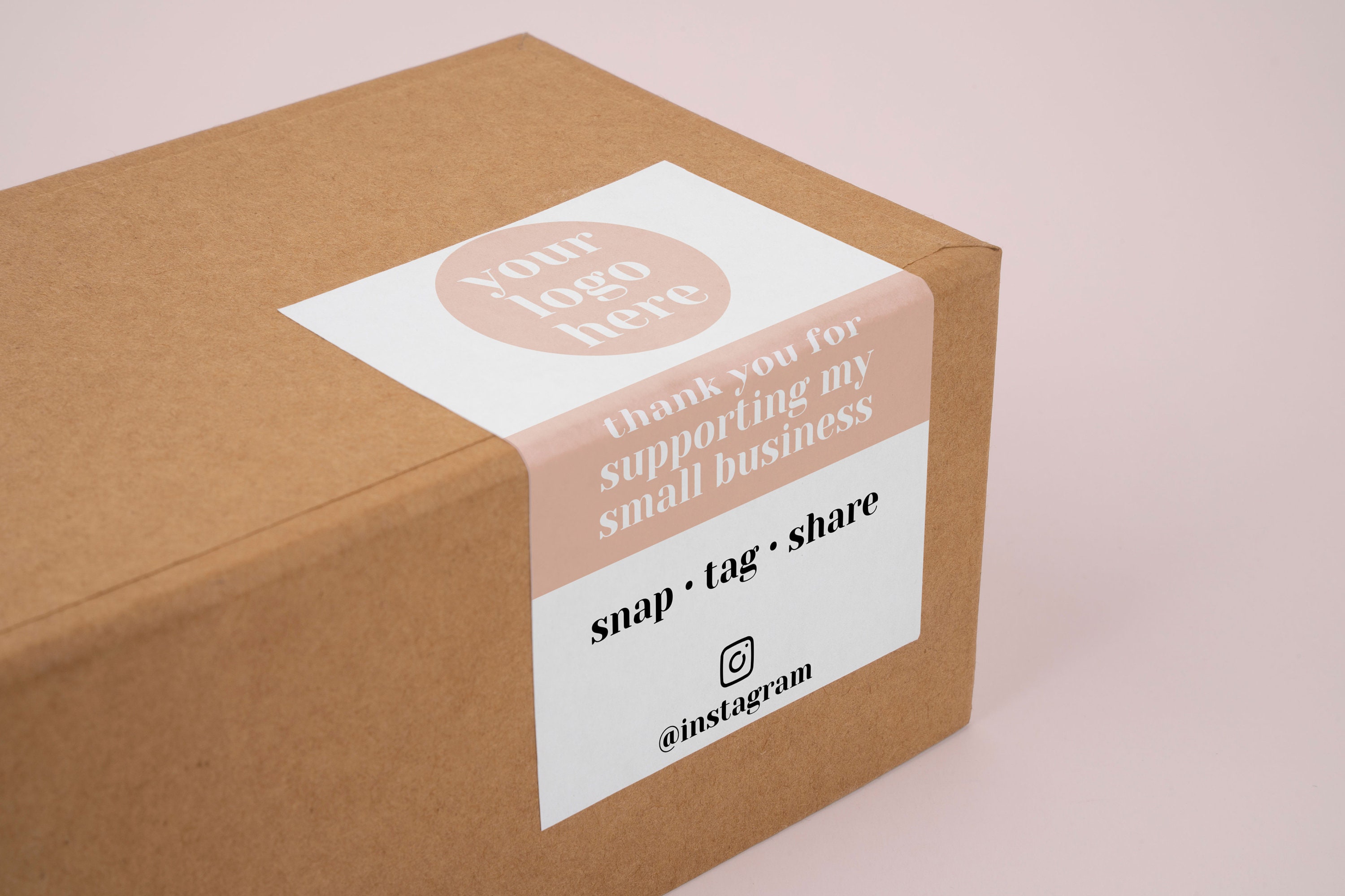 10 Large Personalised Box Seal Stickers Parcel Seals Etsy UK