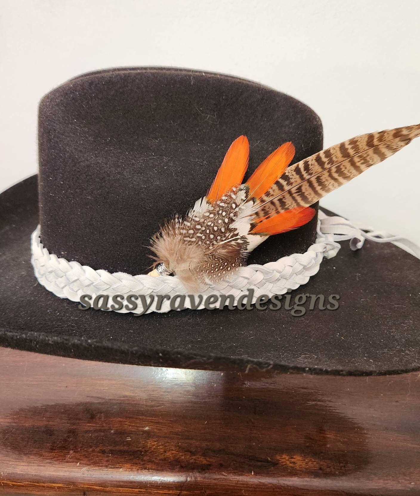 pheasant feather headpiece