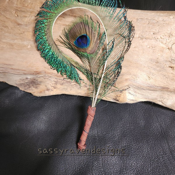 Natural Peacock Hat Feathers Hatband Decoration