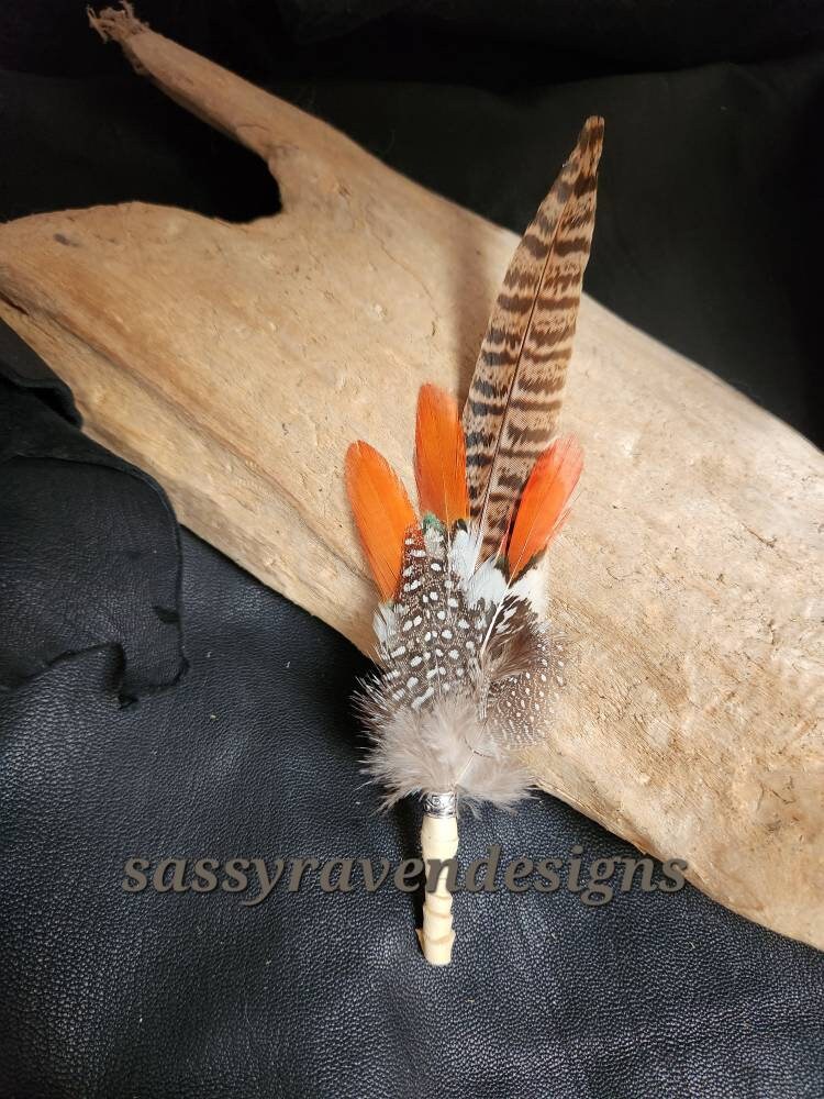 pheasant feather headpiece