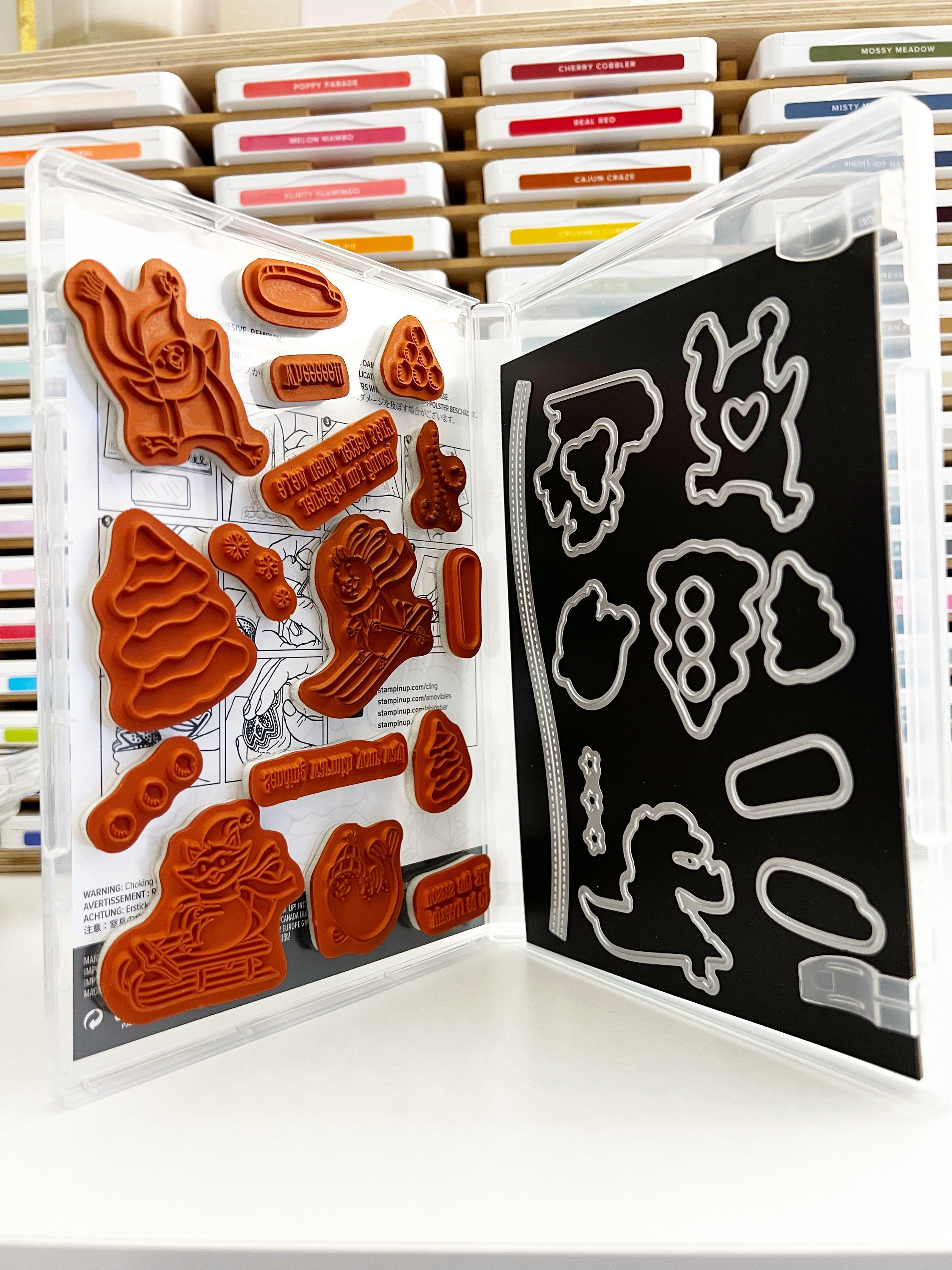 RARE Freezin Fun Stampin up Bundle | Cling Stamp Set | Christmas Stamp ...
