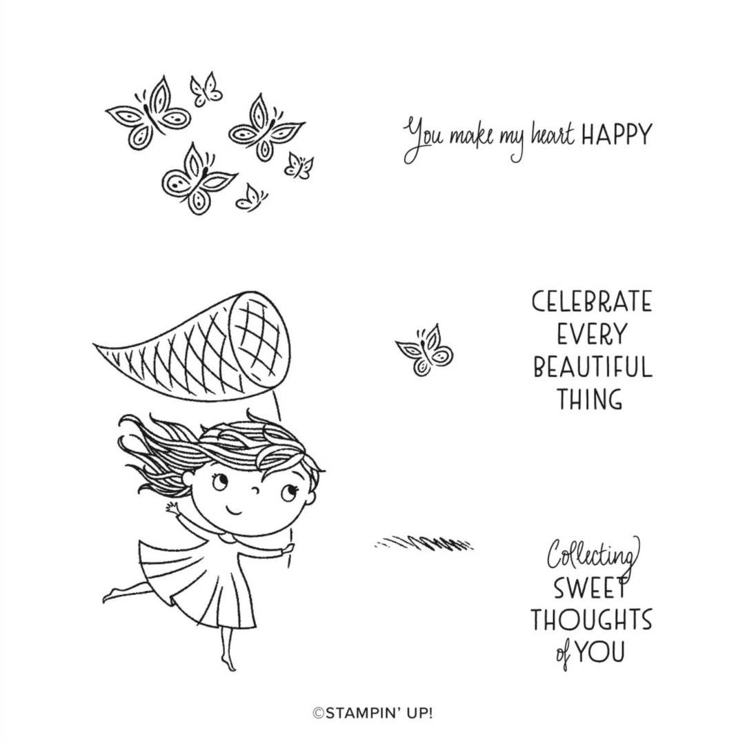 NEW Catching Butterflies Stampin up Stamp Set - Etsy