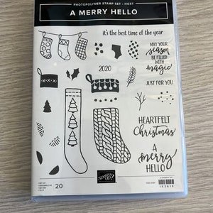 A Merry Hello Stampin Up Stamp Set