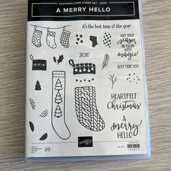 A Merry Hello Stampin Up Stamp Set