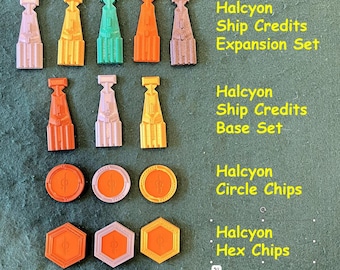 Star Wars Halcyon Ship Credits or Chips (weighted and double-sided) - SOLD SEPARATELY