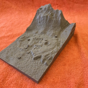 Jezero Crater Mars 3D Terrain Model - Where the rover Perseverance landed